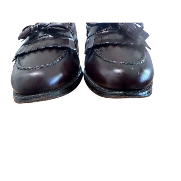 Allen Edmonds Chelsea Leather Loafers Mens Size 11.5 Brown Tassel Office Classic main image 7